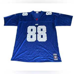 New York Giants Ike Hilliard #88 Vintage Blue Reebok NFL Football Jersey Size XL